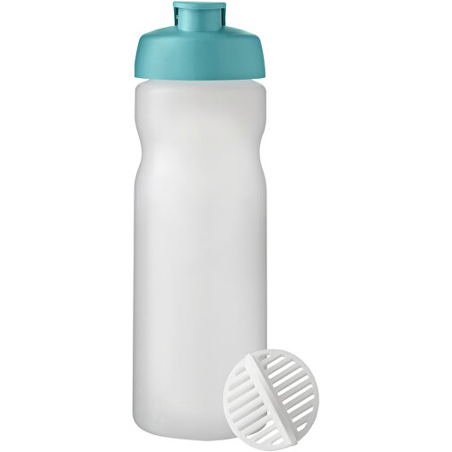 Baseline Plus 650 Ml Shakerflasche , aquablau / klar mattiert, HDPE Kunststoff, PP Kunststoff, PP Kunststoff, 22,30cm (Höhe), Bild 3