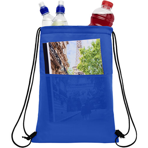 Oriole Kühltasche Mit Kordelzug 5L , royalblau, 210D Polyester, 32,00cm x 43,00cm (Länge x Höhe), Bild 5