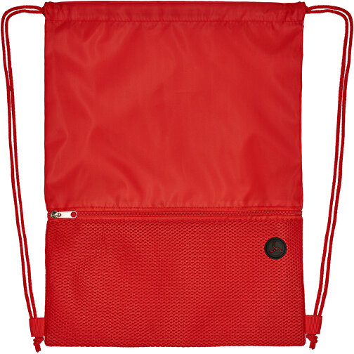 Oriole Netz-Sportbeutel 5L , rot, 210D Polyester, 33,00cm x 44,00cm (Länge x Höhe), Bild 2