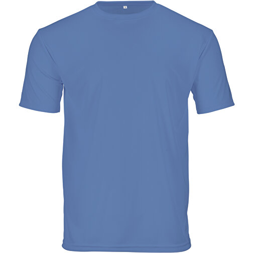 Regular T-Shirt Individuell - Vollflächiger Druck , taubenblau, Polyester, S, 68,00cm x 96,00cm (Länge x Breite), Bild 1