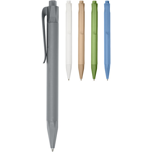 Terra Kugelschreiber Aus PLA , Green Concept, grau, PLA Kunststoff, 14,00cm (Länge), Bild 7