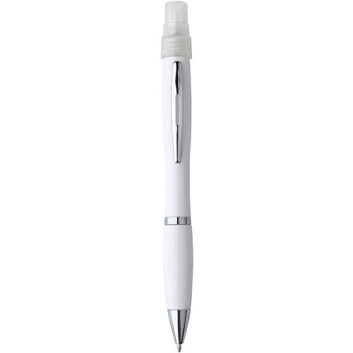 Nash Spray Kugelschreiber , weiß, ABS Kunststoff, 15,50cm (Länge), Bild 4