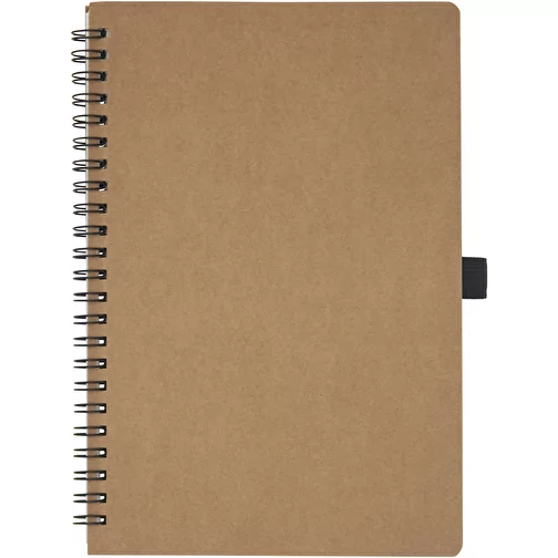 Carnet Cobble A5 à spirales en carton recyclé avec papier de pierre, Image 3