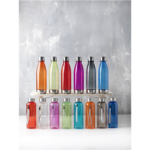 Bodhi 500 Ml Sportflasche , transparent orange, SK Plastic, Edelstahl, 19,80cm (Höhe), Bild 5