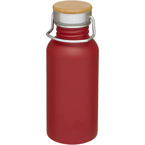 Thor 550 Ml Sportflasche , rot, Edelstahl, Bambusholz, 18,80cm (Höhe), Bild 1