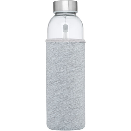 Bodhi 500 Ml Glas-Sportflasche , grau, Glas, Neopren, Edelstahl, 22,10cm (Höhe), Bild 3