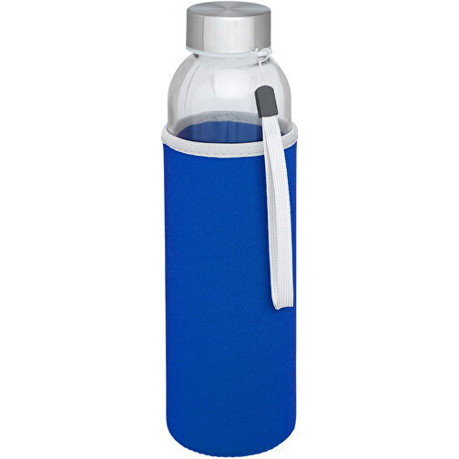 Bodhi 500 Ml Glas-Sportflasche , blau, Glas, Neopren, Edelstahl, 22,10cm (Höhe), Bild 1