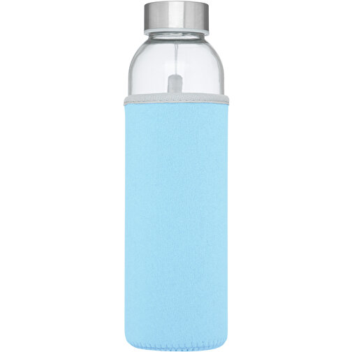 Bodhi 500 Ml Glas-Sportflasche , hellblau, Glas, Neopren, Edelstahl, 22,10cm (Höhe), Bild 3