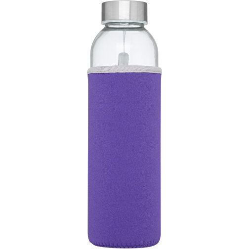 Bodhi 500 Ml Glas-Sportflasche , lila, Glas, Neopren, Edelstahl, 22,10cm (Höhe), Bild 3