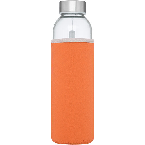 Bodhi 500 Ml Glas-Sportflasche , orange, Glas, Neopren, Edelstahl, 22,10cm (Höhe), Bild 3
