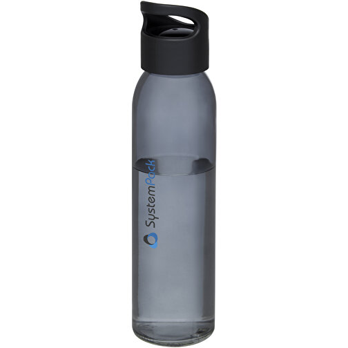 Sky 500 Ml Glas-Sportflasche , schwarz, Glas, PP Kunststoff, 25,60cm (Höhe), Bild 2