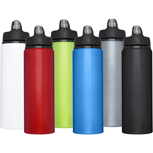 Fitz 800 Ml Sportflasche , schwarz, Aluminium, PP Kunststoff, 25,50cm (Höhe), Bild 4