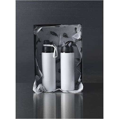Fitz 800 Ml Sportflasche , grau, Aluminium, PP Kunststoff, 25,50cm (Höhe), Bild 5