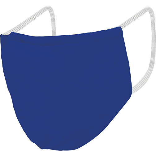 Mund-Nasen-Maske Deluxe , dunkelblau, Polyester, 21,00cm x 12,00cm (Länge x Breite), Bild 2