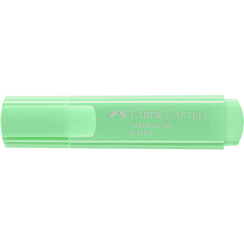 Textliner 46 Pastell Lichtgrün , Faber-Castell, lichtgrün, Kunststoff, 11,40cm x 1,70cm x 2,60cm (Länge x Höhe x Breite), Bild 1