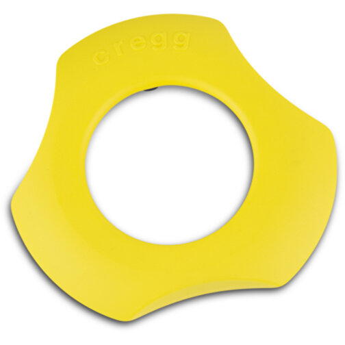 Cregg , gelb, PA Kunststoff + Edelstahl Schneiderädchen, 14,00cm x 1,60cm x 7,60cm (Länge x Höhe x Breite), Bild 1