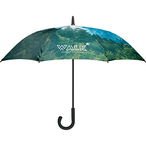 Full Color (Foto) 23' Regenschirm , weiß, Pongee, 83,00cm (Höhe), Bild 1