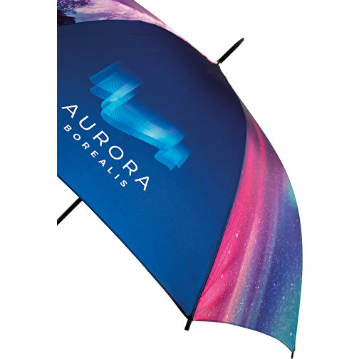 Full Color (Foto) 27' Regenschirm , weiß, Pongee, 94,00cm (Höhe), Bild 3