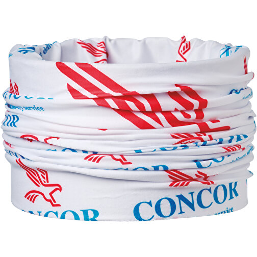 CoolMax Multifunktions-Schal , weiß, Polyester, 50,00cm x 25,00cm (Länge x Breite), Bild 2