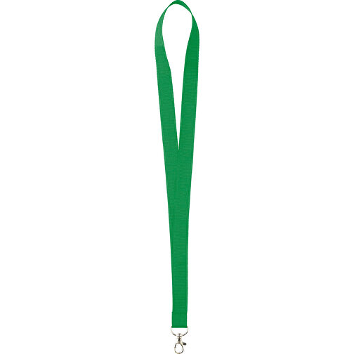 20 Mm Lanyard , dunkelgrün, Polyester, 90,00cm x 2,00cm (Länge x Breite), Bild 1