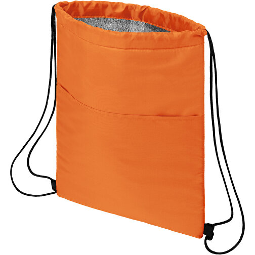 Oriole Kühltasche Mit Kordelzug 5L , orange, 210D Polyester, 32,00cm x 43,00cm (Länge x Höhe), Bild 6