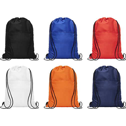 Oriole Kühltasche Mit Kordelzug 5L , orange, 210D Polyester, 32,00cm x 43,00cm (Länge x Höhe), Bild 7