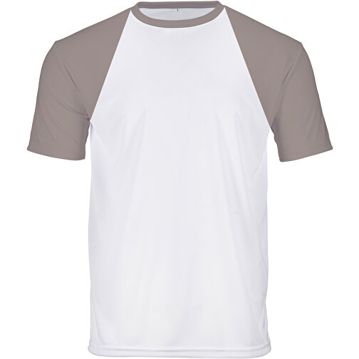Reglan T-Shirt Individuell - Vollflächiger Druck , silber, Polyester, XL, 78,00cm x 124,00cm (Länge x Breite), Bild 1