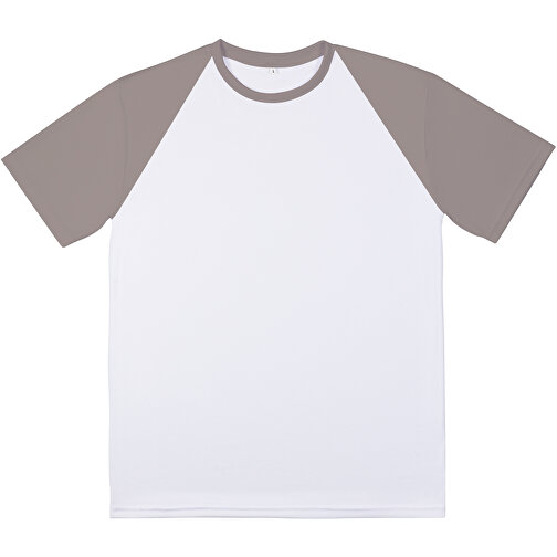 Reglan T-Shirt Individuell - Vollflächiger Druck , silber, Polyester, L, 73,00cm x 112,00cm (Länge x Breite), Bild 5