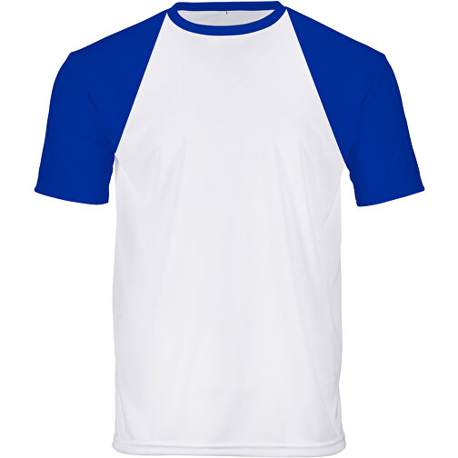 Reglan T-Shirt Individuell - Vollflächiger Druck , blau, Polyester, M, 70,00cm x 104,00cm (Länge x Breite), Bild 1