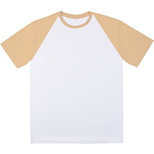 Reglan T-Shirt Individuell - Vollflächiger Druck , champagner, Polyester, XL, 76,00cm x 120,00cm (Länge x Breite), Bild 5