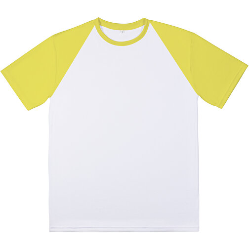 Reglan T-Shirt Individuell - Vollflächiger Druck , zitronengelb, Polyester, 2XL, 78,00cm x 124,00cm (Länge x Breite), Bild 5