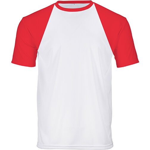 Reglan T-Shirt Individuell - Vollflächiger Druck , rot, Polyester, S, 68,00cm x 96,00cm (Länge x Breite), Bild 1