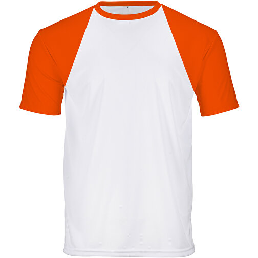Reglan T-Shirt Individuell - Vollflächiger Druck , orange, Polyester, M, 70,00cm x 104,00cm (Länge x Breite), Bild 1