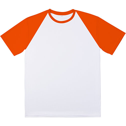 Reglan T-Shirt Individuell - Vollflächiger Druck , orange, Polyester, 2XL, 78,00cm x 124,00cm (Länge x Breite), Bild 5