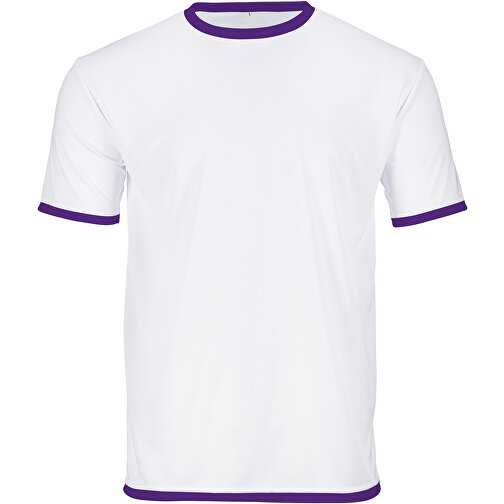 Regular T-Shirt Individuell - Vollflächiger Druck , lila, Polyester, M, 70,00cm x 104,00cm (Länge x Breite), Bild 1