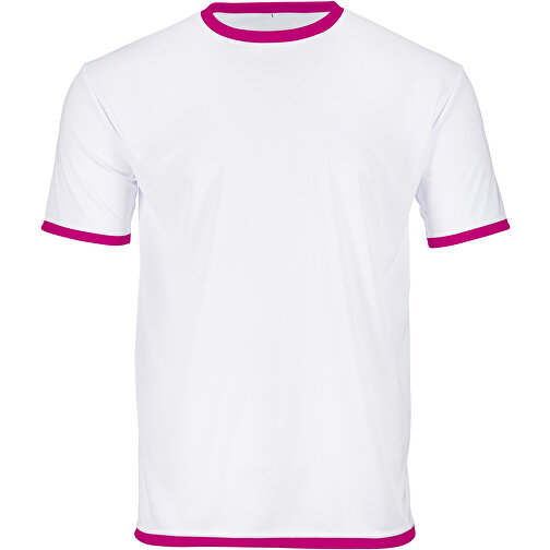 Regular T-Shirt Individuell - Vollflächiger Druck , pink, Polyester, S, 68,00cm x 96,00cm (Länge x Breite), Bild 1