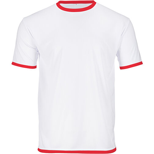 Regular T-Shirt Individuell - Vollflächiger Druck , rot, Polyester, M, 70,00cm x 104,00cm (Länge x Breite), Bild 1