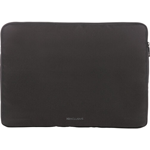 Impact AWARE™ RPET 15,6' Laptop-Sleeve, Schwarz , schwarz, PET - recycelt, 39,50cm x 28,00cm (Länge x Höhe), Bild 3
