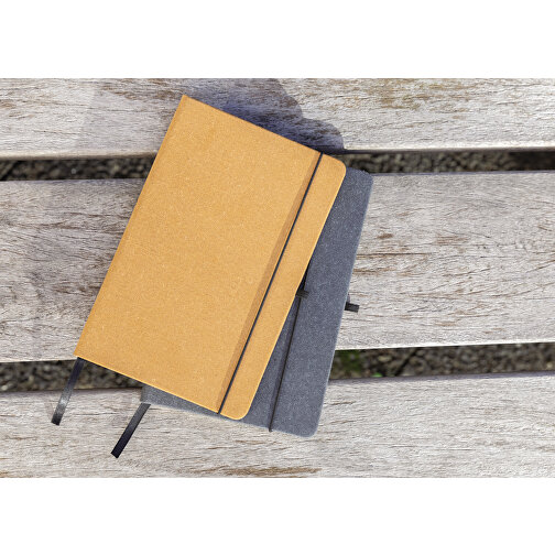 A5 hardcover notesbog i genbrugs læder, Billede 8