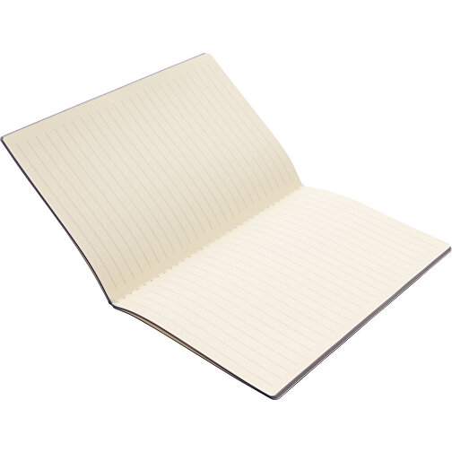 Soft cover PU notesbog med farvet kant, Billede 4