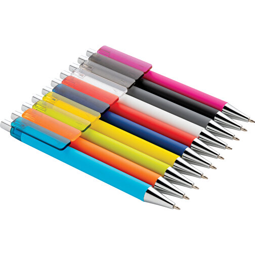 X8 Stift Mit Smooth-Touch, Orange , orange, ABS, 14,00cm (Höhe), Bild 5