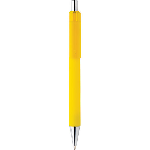 X8 Stift Mit Smooth-Touch, Gelb , gelb, ABS, 14,00cm (Höhe), Bild 2
