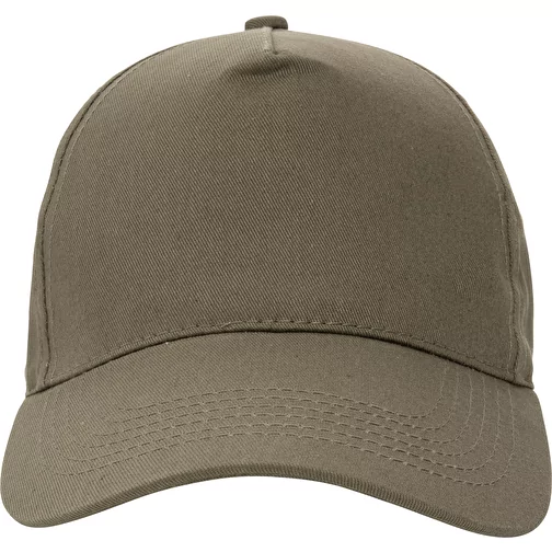 Casquette 5 panneaux en coton recyclé 190 gr IMPACT, Image 2