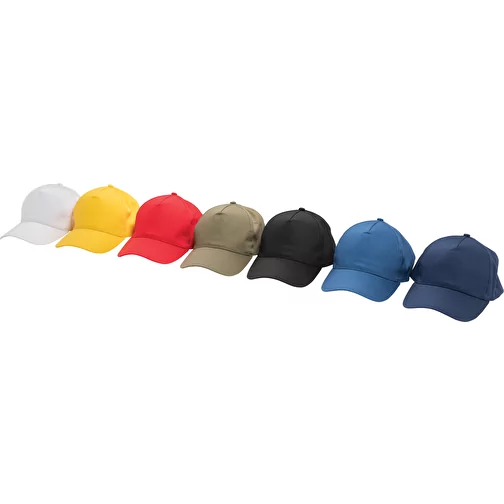 Casquette 5 panneaux en coton recyclé 190 gr IMPACT, Image 9