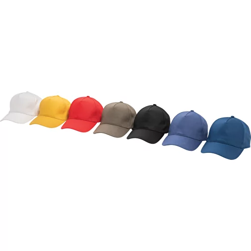 Casquette 5 panneaux en coton recyclé 280 gr IMPACT, Image 9