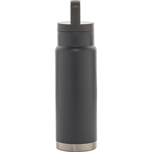 Auslaufsichere Vakuum-Flasche Mit Tragegriff, Grau , grau, Edelstahl, 28,30cm (Höhe), Bild 5