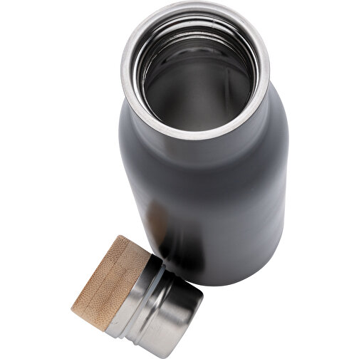 Clima Auslaufsichere Vakuum-Flasche, Schwarz , schwarz, Edelstahl, 23,20cm (Höhe), Bild 3