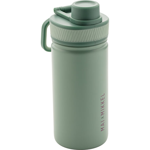 Sport Vakuum-Flasche Aus Stainless Steel 550ml, Grün , grün, Edelstahl, 20,00cm (Höhe), Bild 8