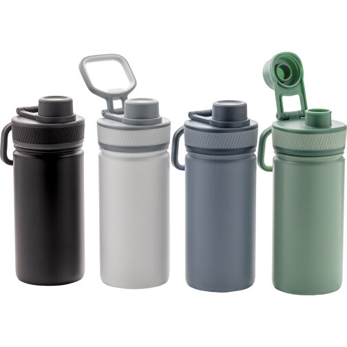 Sport Vakuum-Flasche Aus Stainless Steel 550ml, Grün , grün, Edelstahl, 20,00cm (Höhe), Bild 9