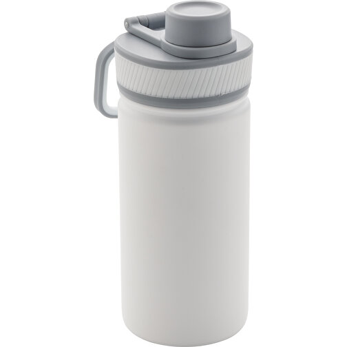 Sport Vakuum-Flasche Aus Stainless Steel 550ml, Weiß , weiß, Edelstahl, 20,00cm (Höhe), Bild 1